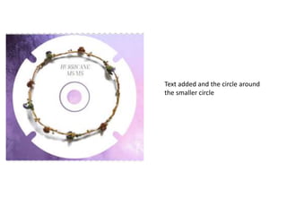 Text added and the circle around
the smaller circle
 