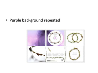 • Purple background repeated
 
