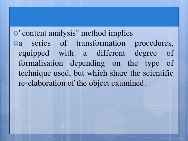 bernard berelson a content analysis media essay The material for content analysis can be books, book chapters, essays content, or digital media scientist bernard berelson in his book content analysis in. bernard berelson a content analysis media essay The material for content analysis can be books, book chapters, essays content, or digital media scientist bernard berelson in his book content analysis in.
