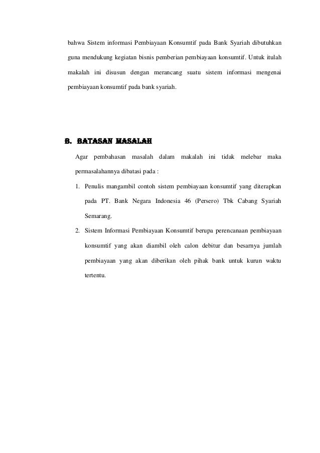 Makalah sistem informasi bisnis bank syariah Makalah sistem informasi bisnis bank syariah