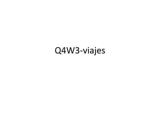 Q4W3-viajes
 