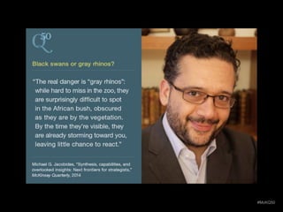 LastModified11/6/201411:59AMPacificStandardTimePrinted
McKinsey & Company 20|
#McKQ50
 