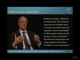 LastModified11/6/201411:59AMPacificStandardTimePrinted
McKinsey & Company 17|
#McKQ50
 