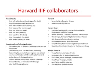 IIIF as an Enabler to Interoperability within a Single Institution