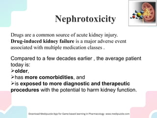 is gabapentin a nephrotoxic drug
