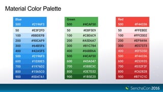 Material Color Palette
 