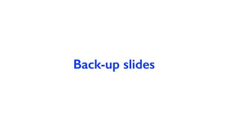 Back-up slides
 