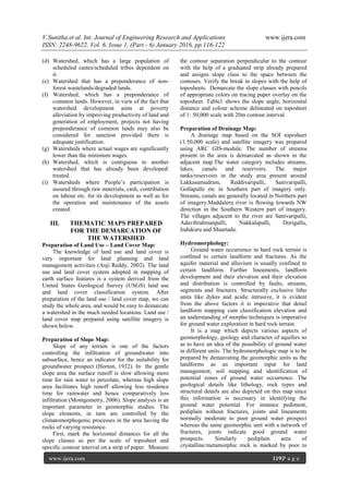 Evaluation of Groundwater Resource Potential using GIS and Remote ...