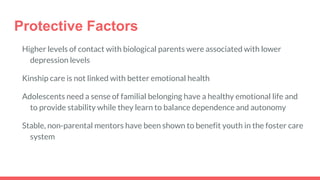 Emotional Health and Foster Care Adolescents