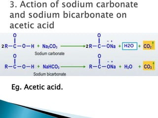 Eg. Acetic acid.
2 H2O2
 