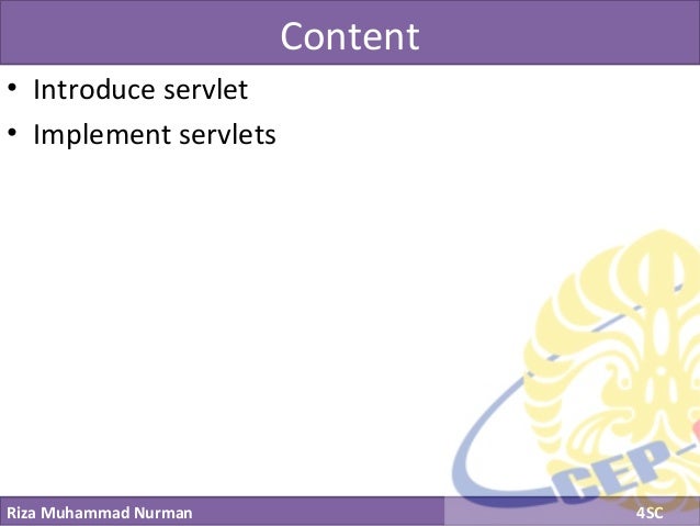 Exploring the Java Servlet Technology Exploring the Java Servlet Technology