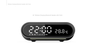 Wireless Charging Bluetooth Speaker with Clock
Q7 Wireless Charging Bluetooth Speaker with Clock
 