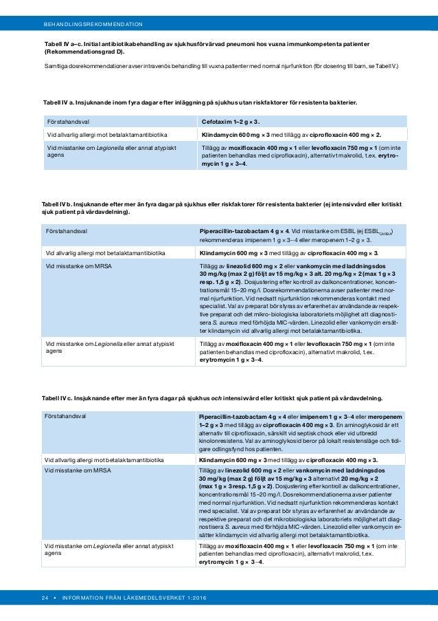 Information Fran Lakemedelsverket Nummer 1 2016