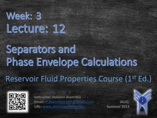 Reservoir Fluid Properties Course (1st Ed.)

 