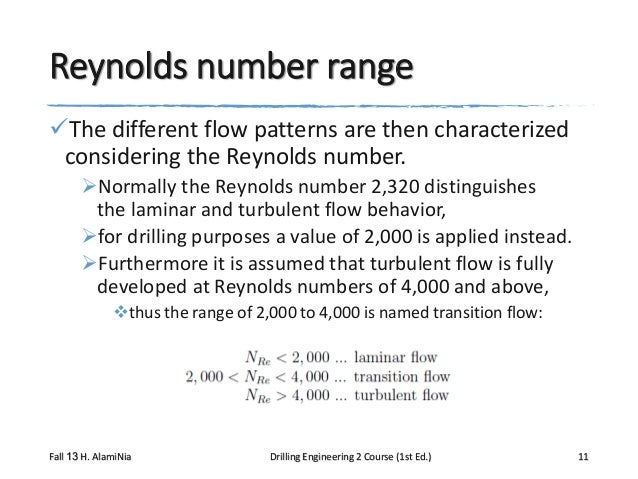 Reynolds number transition to turbulence