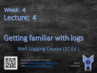 Well Logging Course (1st Ed.)

 