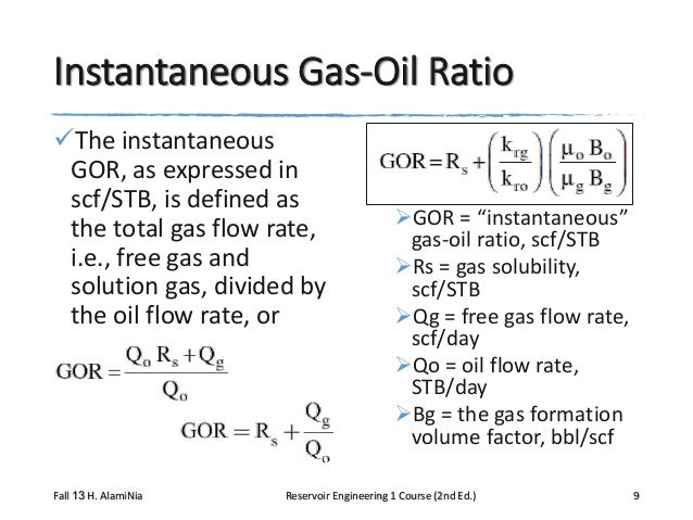 Solution Gas Oil Ratio Formula – IJCDF