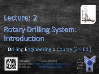 Drilling Engineering 1 Course (2nd Ed.)

 