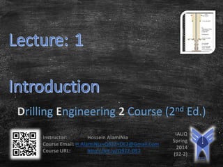 Drilling Engineering 2 Course (2nd Ed.)

 