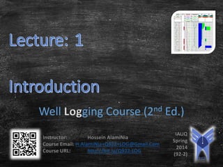 Well Logging Course (2nd Ed.)

 