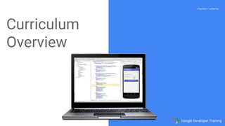 Android developer fundamentals training overview part I | PPTX