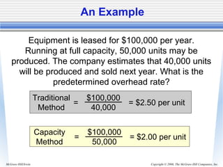 Predetermined Examples Managerial Accounting Garrison Noreen Brewer Chapter 03 | PPT