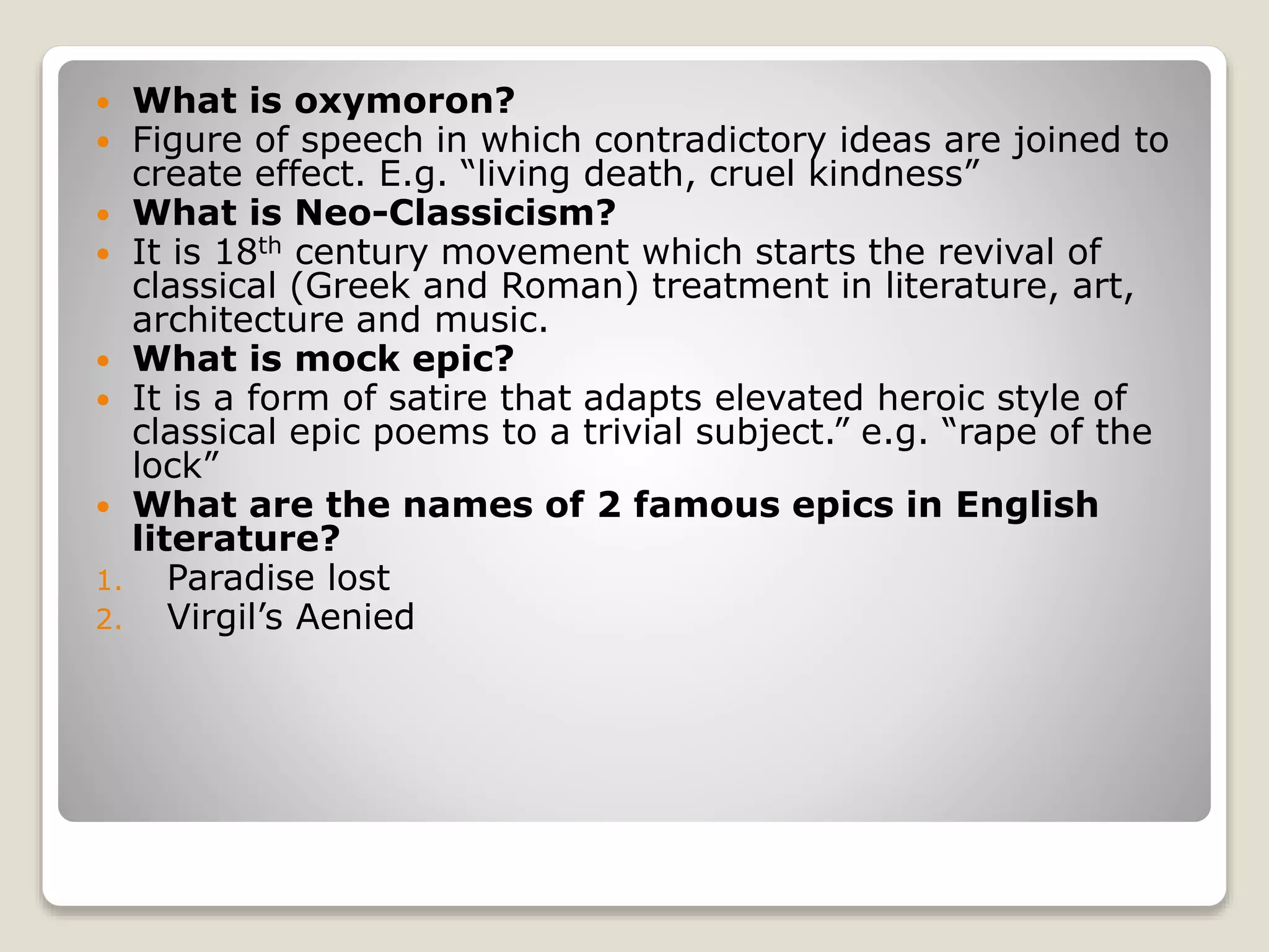 The Quickest Way To Understand Literary Genres & Movements - icaj0c4