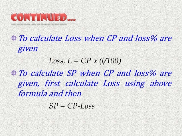 quantitative aptitude profit loss