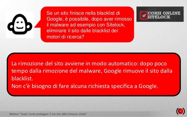 Le risposte alle vostre domande. Corso sulla sicurezza del sito