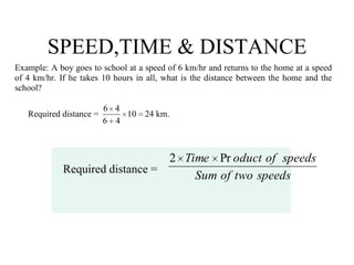 Qa01 time and distance | PPTX