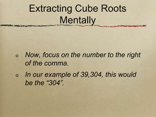 Qa05 square root and cube root | PPTX