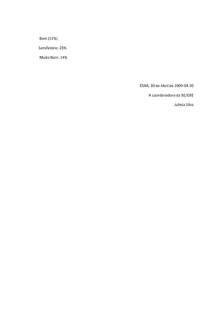 QA4-Quest Alunos sobre Gestão BE