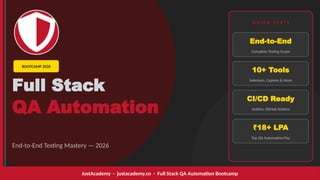 Full Stack QA Automation Bootcamp 2026 — Selenium, Cypress, Playwright ...