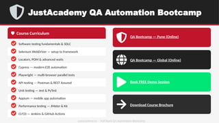 Full Stack QA Automation Bootcamp 2026 — Selenium, Cypress, Playwright ...