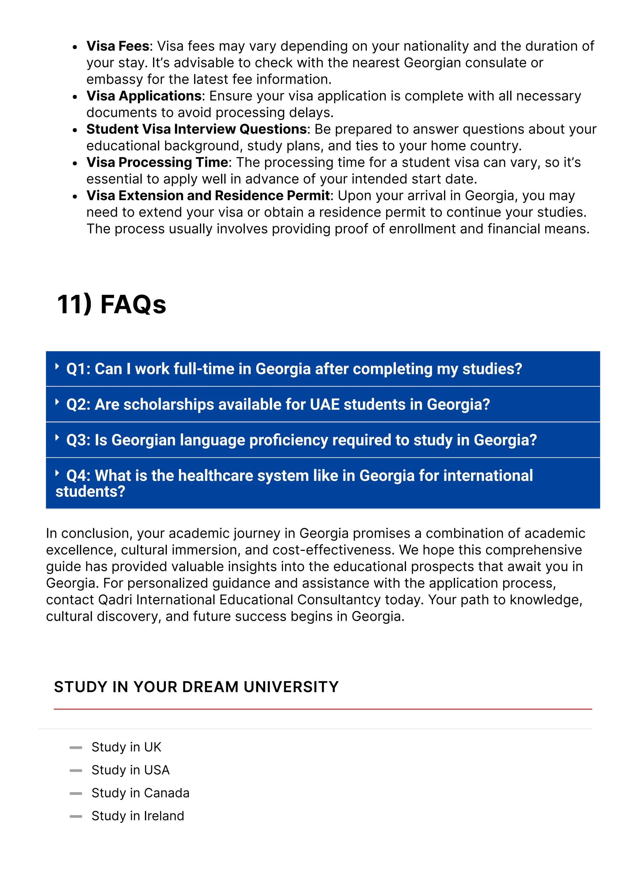 Study in Georgia | Study Medicine in Georgia | PDF