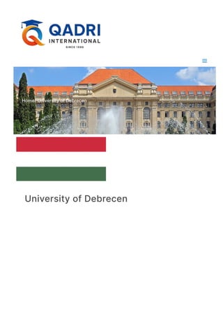 Home/ University of Debrecen
University of Debrecen
 
