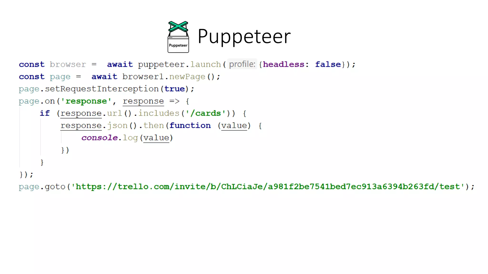 Puppeteer
 