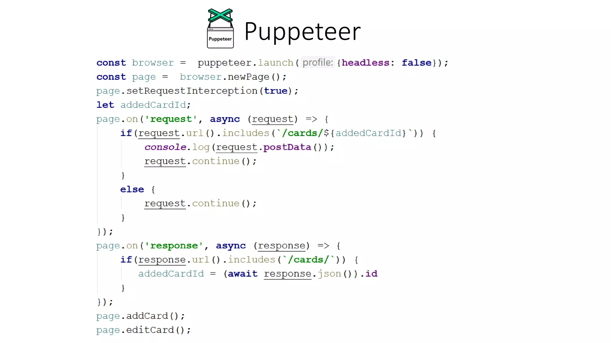 Puppeteer
 
