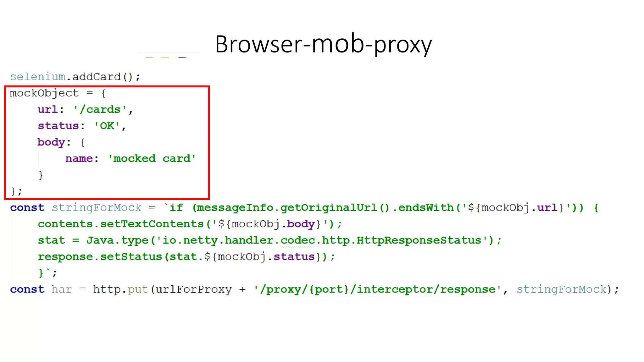 Browser-mob-proxy
 