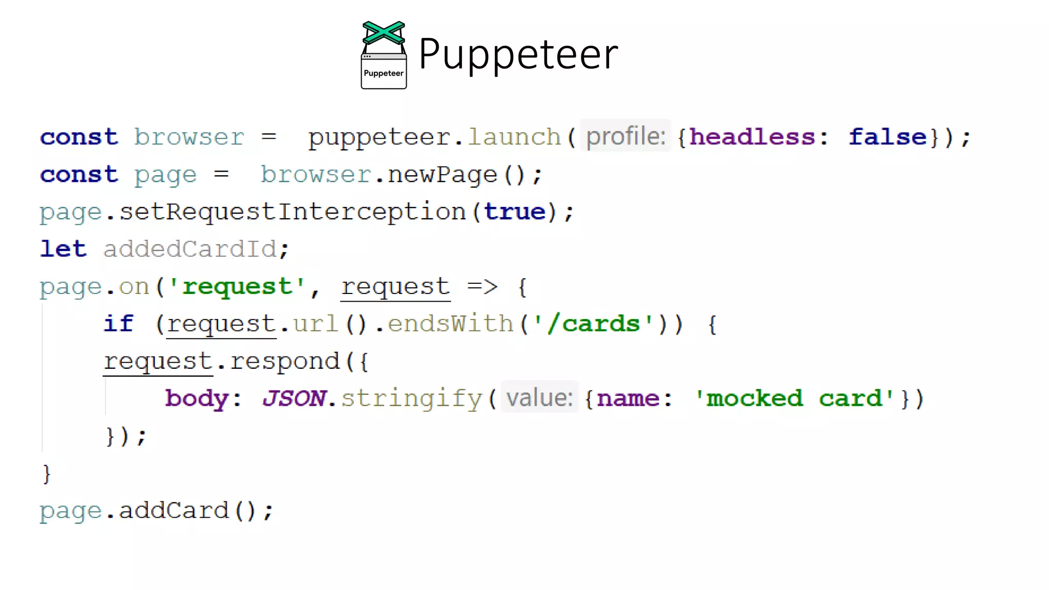 Puppeteer
 