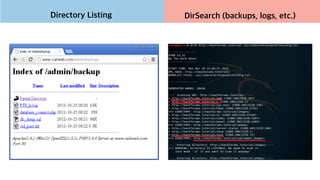 Directory Listing DirSearch (backups, logs, etc.)
 
