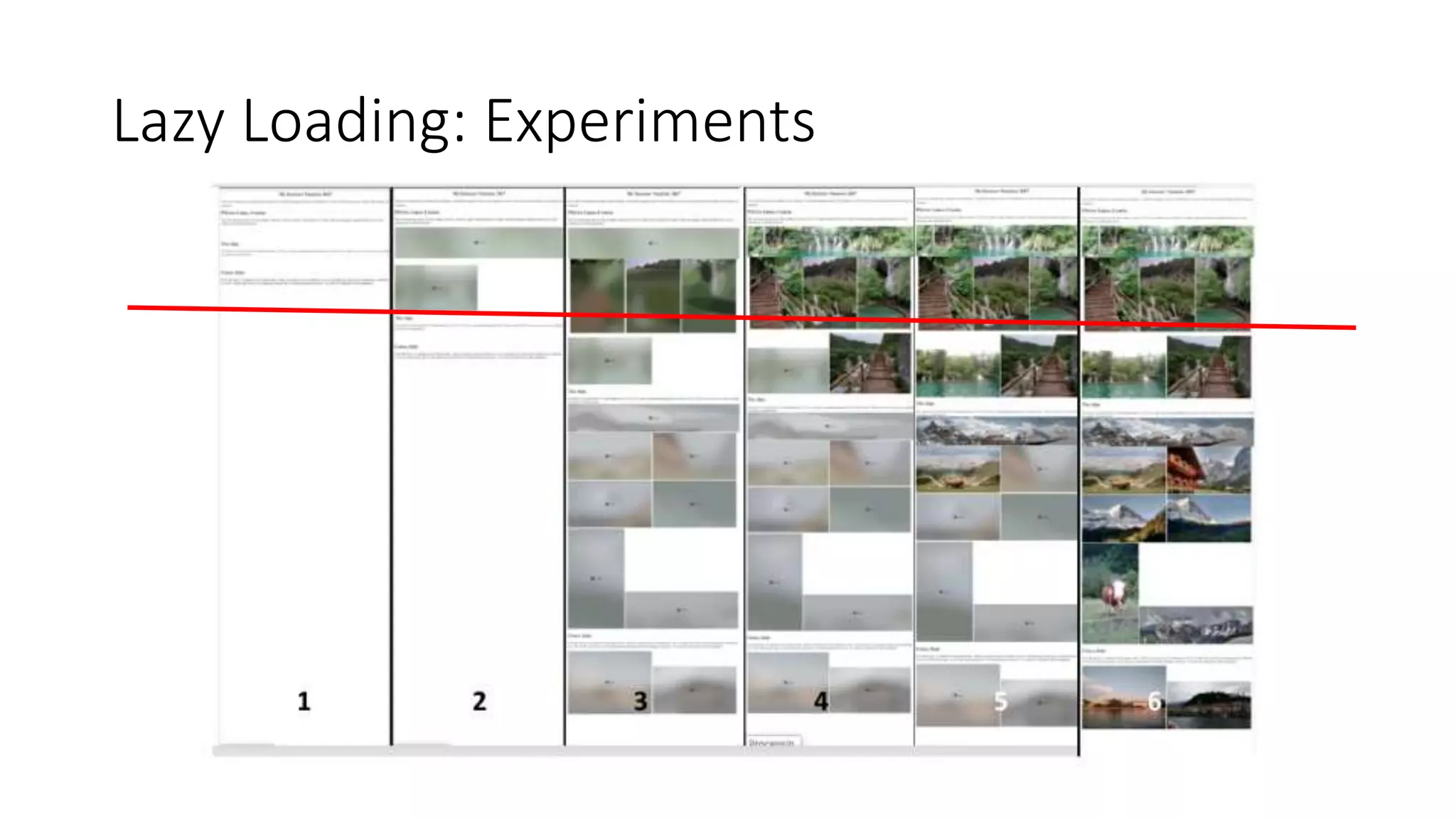 Lazy Loading: Experiments
 
