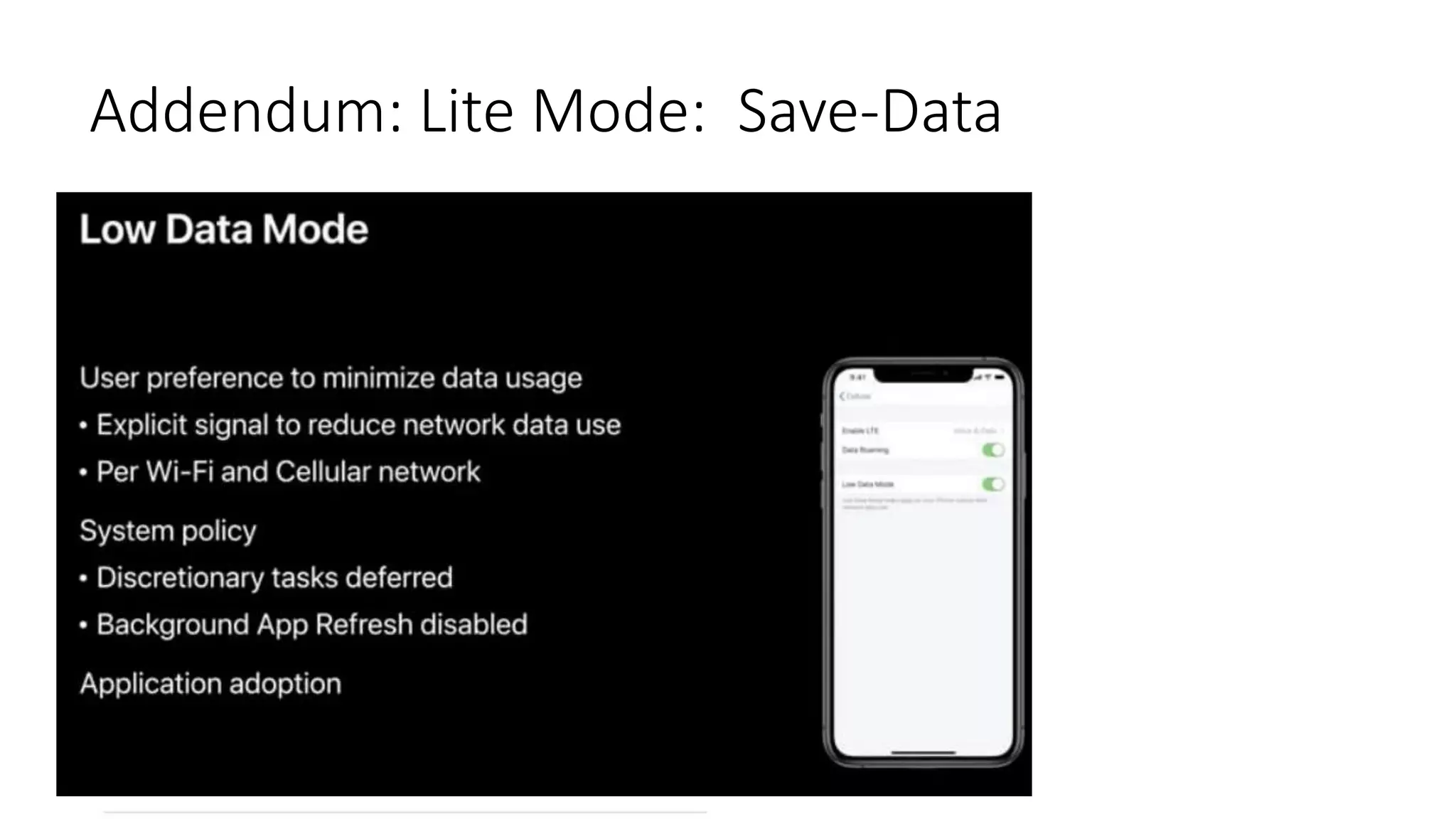 Addendum: Lite Mode: Save-Data
 