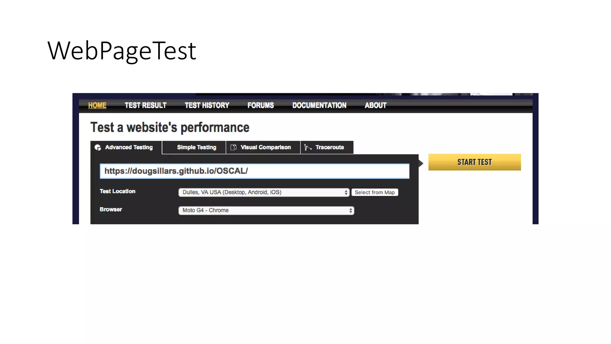 WebPageTest
 