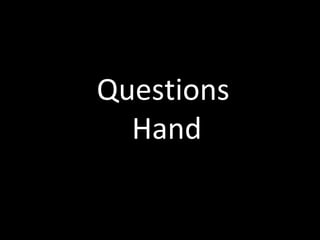 Questions
Hand
 
