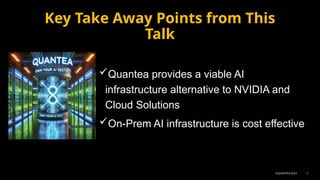 Democratizing Artificial Intelligence Infrastructure for All | PPTX