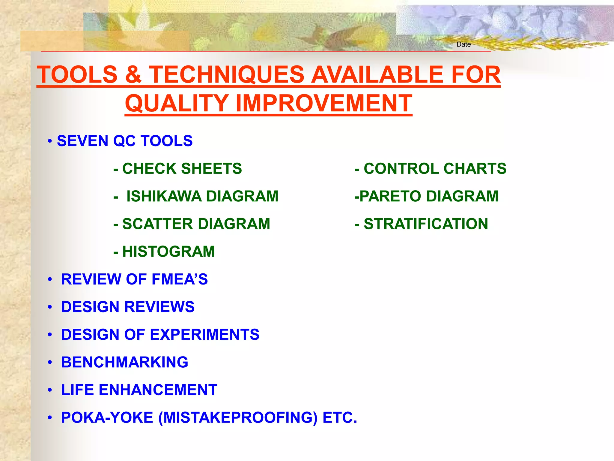 Qa improvement | PPT