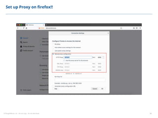 ©ThoughtWorks, Inc. Do not copy. Do not distribute. 38
Set up Proxy on firefox!!
 