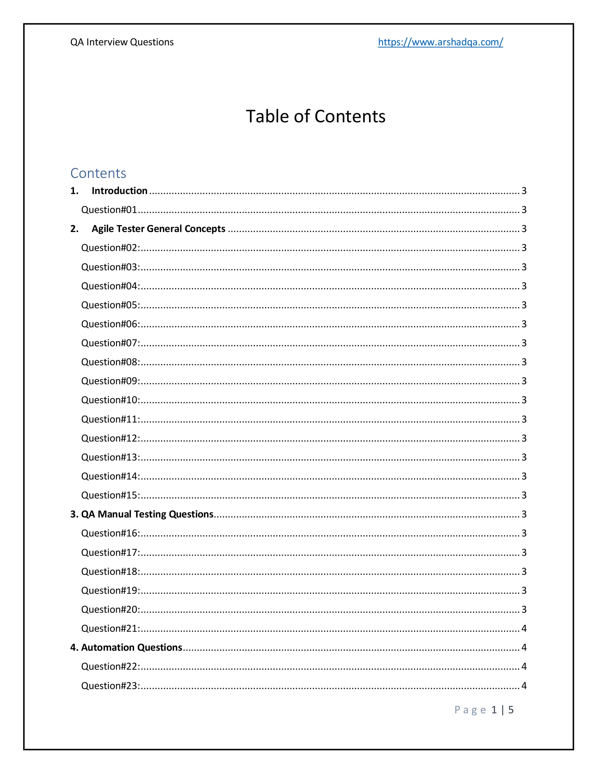 Software quality assurance interview questions pdf