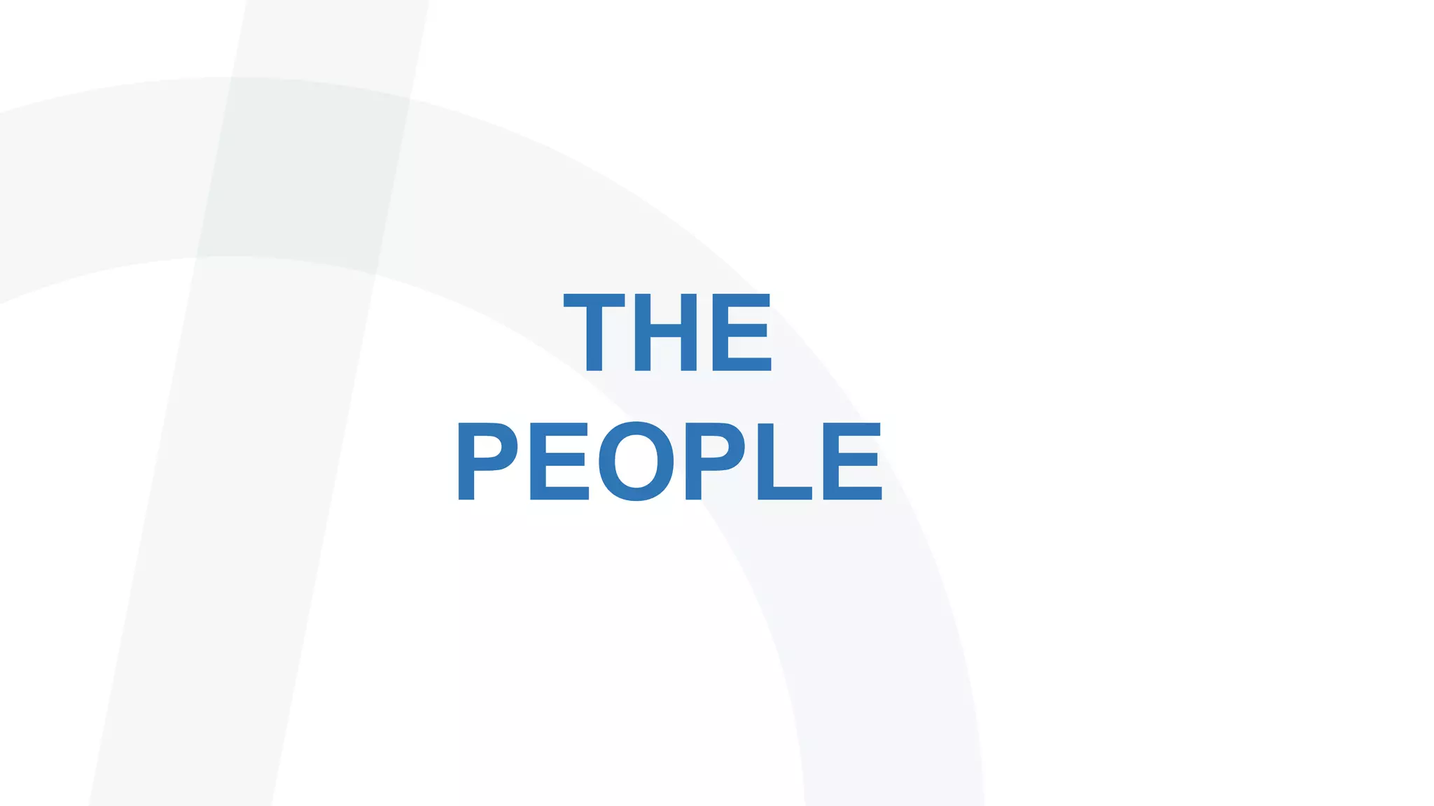 THE
PEOPLE
 